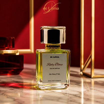 Ruby Blaze by de Lalma | Impression of Baccarat Rouge 540 by Francis Maison Kurkjian